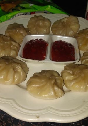 A picture of Yummy Cabbage Momo 😋😋.