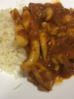Una foto de Sepia en salsa de tomate - Thermomix