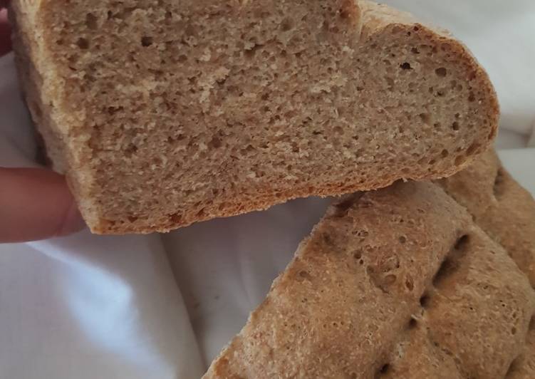 Recipe of Quick Pane di semola e farina integrale 🍞🥖