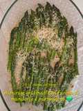 Asparagi Gratinati con Farina di Mandorle e Parmigiano💚