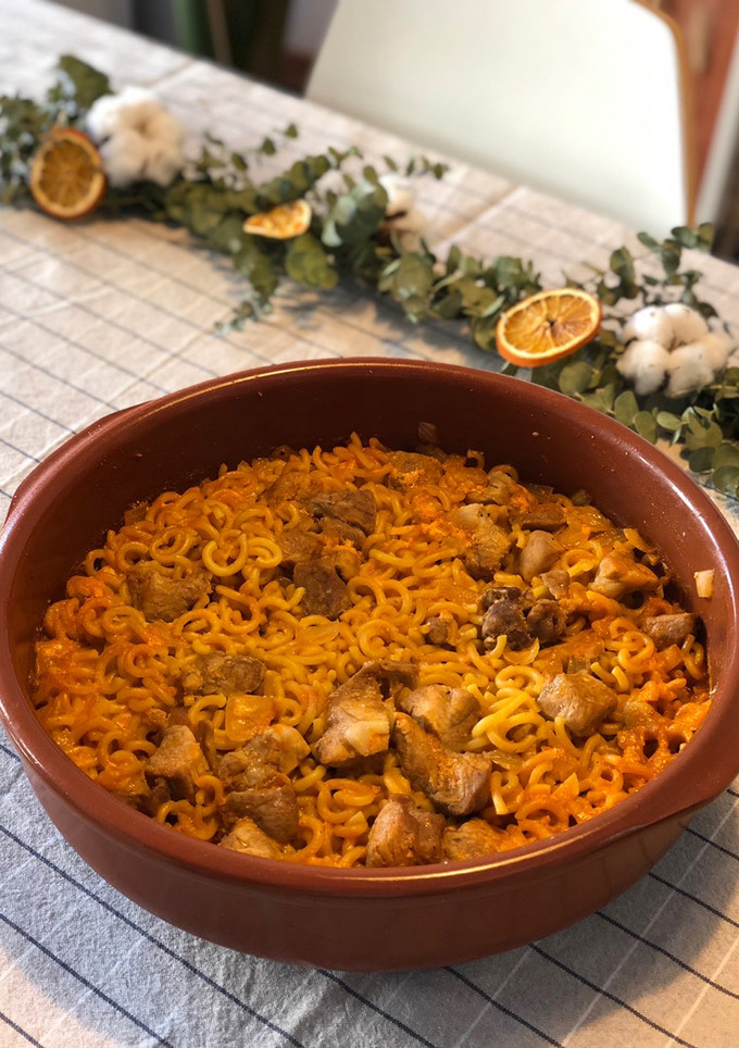 Una foto de Fideos a la cazuela