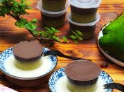 Gambar puding alpukat coklat