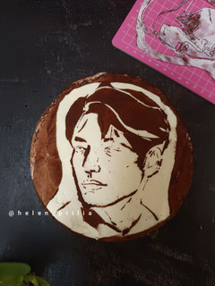 Foto resep Red Velvet Kukus Tanpa Terigu(Cake Lukis)