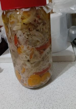 Una foto de Escabeche de pollo