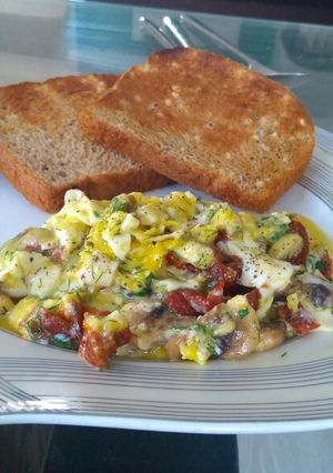 A picture of Scrambled eggs.