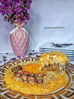 عکسی از دستور کنافه پنیری
