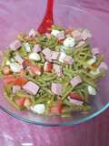 Salată de păstăi verzi cu mozzarela