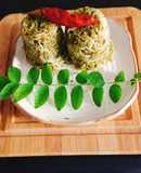Andhra Gongura Pachadi with Steamed Rice