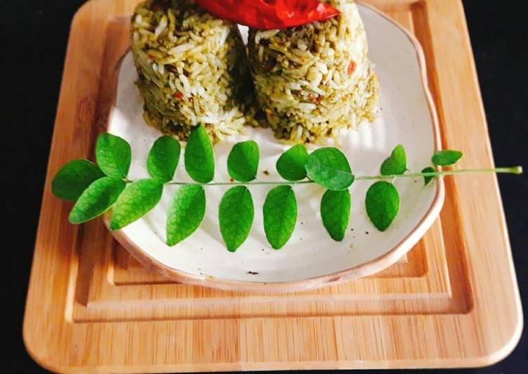 Recipe of Super Quick Homemade Andhra Gongura Pachadi with Steamed Rice