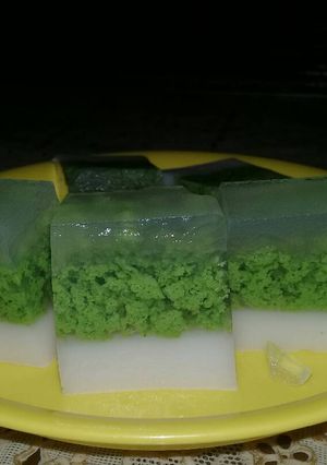 Foto resep Puding lumut 2 lapis