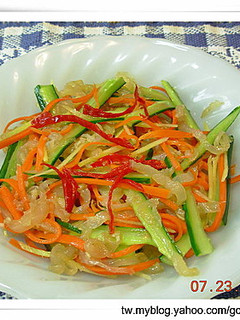 涼拌糖醋蜇皮 的食譜成品照片
