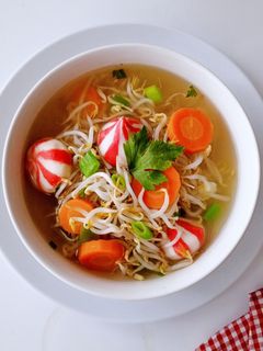 Foto resep Sayur Tauge Kuah Bening