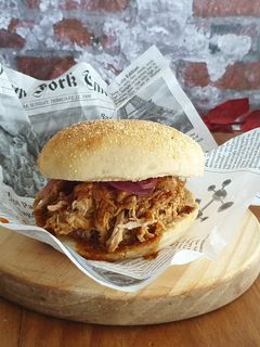 Una foto de Pulled pork en olla lenta