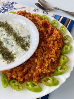 صورة لوصفة برغل ببندورة