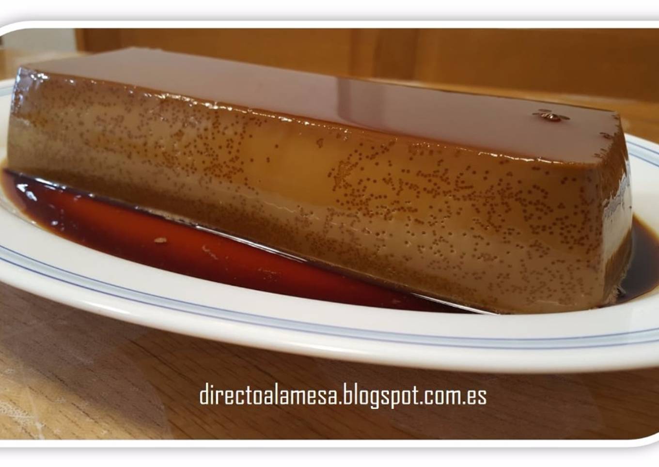 Flan rápido de café
