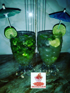 A picture of Classic mojito cocktail.