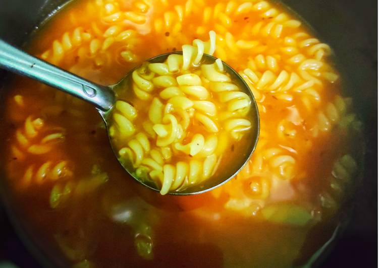 Cara Menyiapkan Bolognaise Macaroni Soup #467²⁸, Lezat Sekali