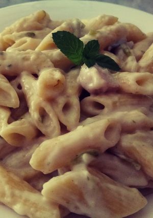 صورة لوصفة معكرونة على طريقتي