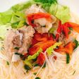 Bún sườn cà chua ăn sáng nhanh gọn