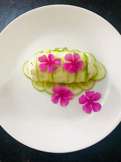 A picture of Cucumber Curd rice Thayir sadam.