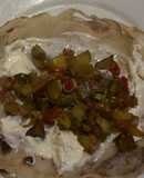 Wraps vegetarianos con masa de harina de arroz
