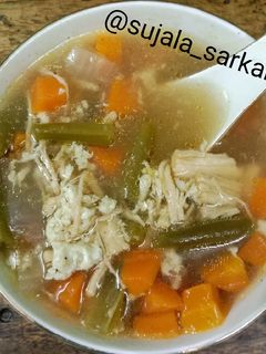 চিকেন স্যুপ (Chicken Soup Recipe In Bengali) রেসিপির প্রধান ছবি