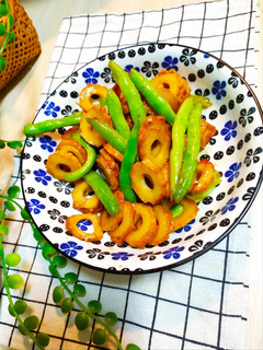 醬燒四季豆竹輪 的食譜成品照片