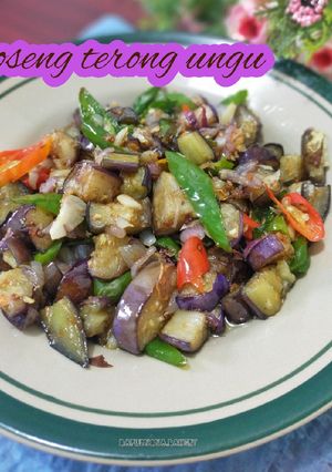 Foto resep Oseng terong ungu