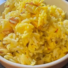 A picture of Meethe chawal.