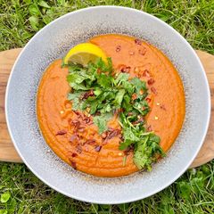 A picture of Not just another lentil soup 💚 #freestyle #soup.
