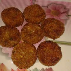 Potato cutlets A picture of Potato cutlets.