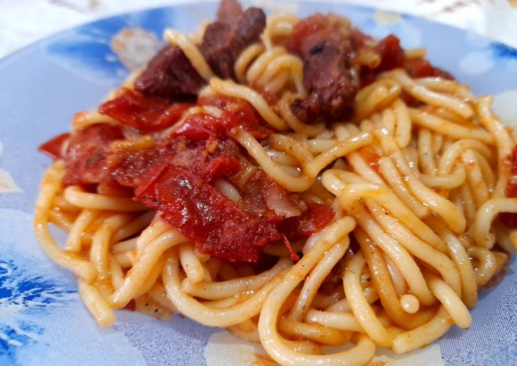 Spaghetti au four