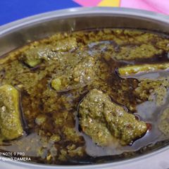 Shahi aalu palak ki sabji A picture of Shahi aalu palak ki sabji.