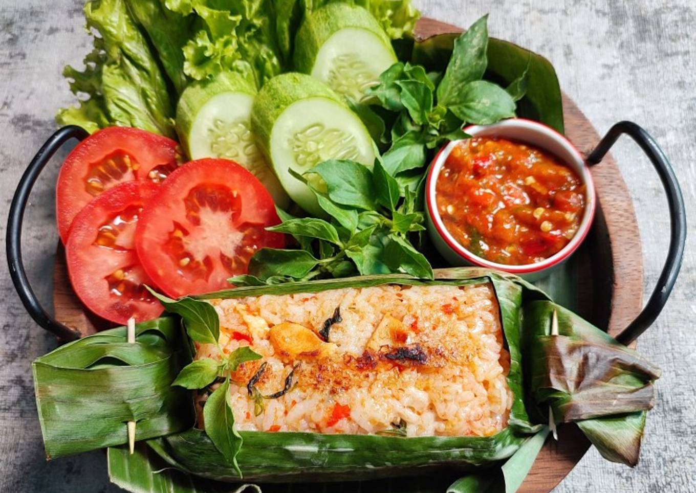 Nasi Bakar Ayam