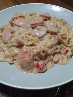 Foto resep Indomie Carbonara Simple