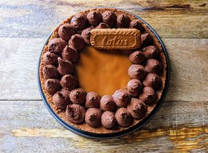 Une photo de Tarte chocolat spéculoos sans cuisson