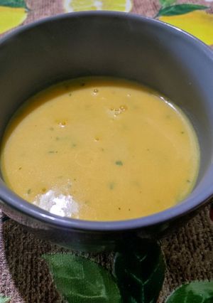 Zöldségkrémleves török módra recept fotója