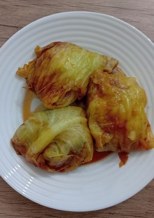 عکسی از دستور دلمه کلم سفید