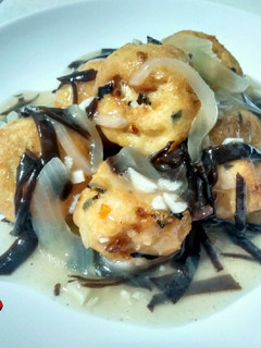 Foto resep Tahu Bulat Sayur Siram Saus Jamur