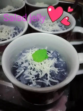 Cara Sederhana Membuat Resep  Salad Jelly (simple) yang Enak Banget, Lezat