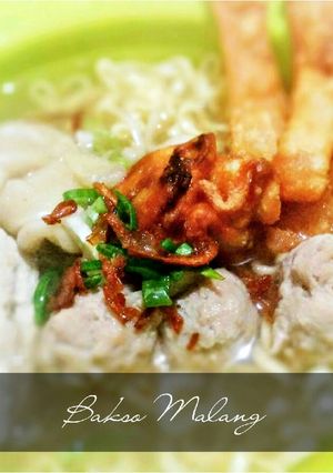 Foto resep Bakso Malang Simple tapi enak dan sehat