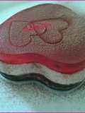 Layered no bake cheese cake
