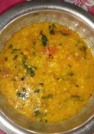 A picture of Yellow Moong dall.