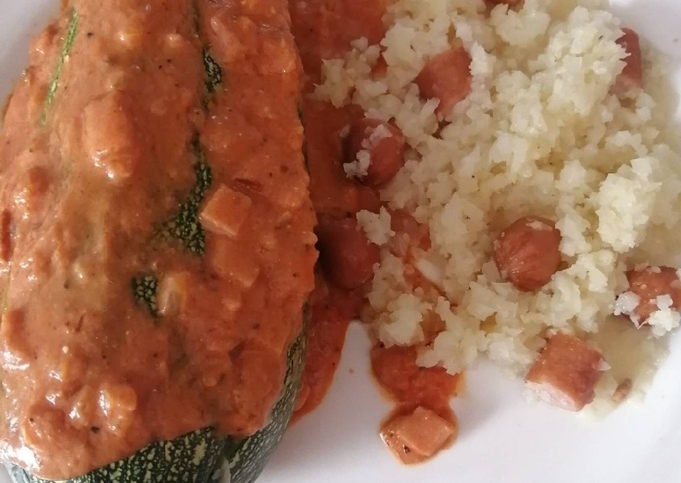 Calabazas rellenas de picadillo