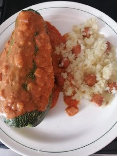 Una foto de Calabazas rellenas de picadillo