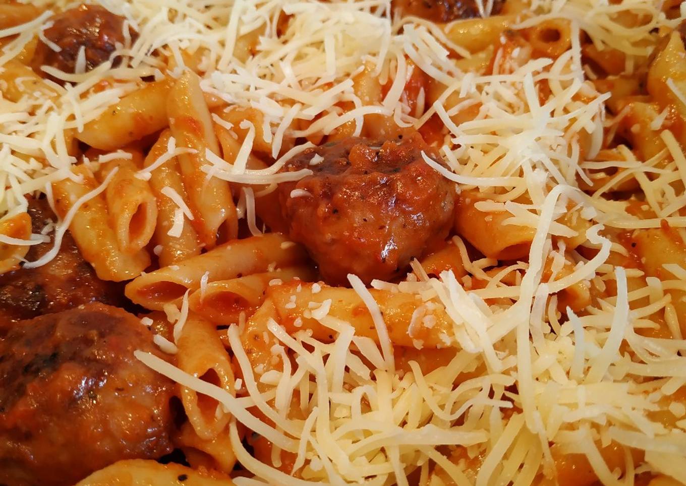 Macas con albóndigas