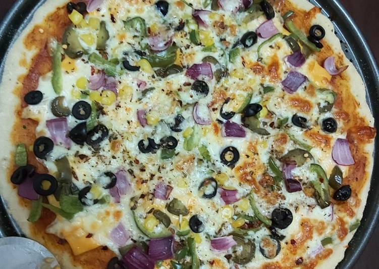 Vegetables pizza