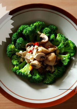 Foto resep Brokoli jamur saos tiram