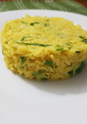 Una foto de Arroz a la florentina