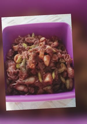 Foto resep Tumis baby cumi pete pedas